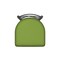 Holland Bar Stool Co 36" Swivel Bar Stool, Pewter Finish, Canter Kiwi Green Seat 82036PW009 - alternate 3